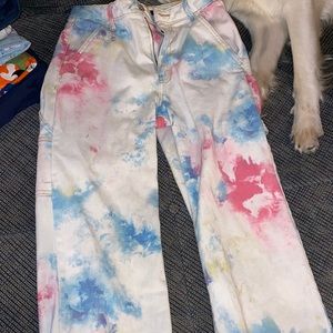 In good condition. Nice tye dye.